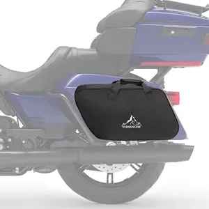 Atacado Custom OEM Touring Motocicleta Single-side Viagem Bagagem Compatível Saddlebag Motor Rack Side Liner Bag