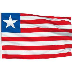 Bandera del Estado y de Guerra de Liberia 200x300cm Fondos - Product Image 2