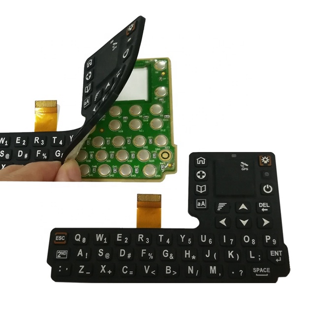 Silicone Membrane Switches Industrial Rubber Electronic Button Keyboards Keypad Key OEM Customized Control Switch JM20213103 JM
