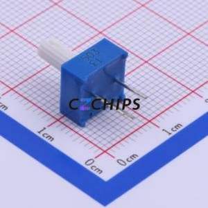 ตัวต้านทาน/โพเทนชิออมิเตอร์แบบปรับได้3386P-1-503ผ่านรูส่วนประกอบ (THT) ตัวต้านทาน50Kohm 10% - Product Image 2