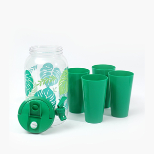 <span class=keywords><strong>Distributeur</strong></span> de boissons en plastique gallon avec robinet transparent <span class=keywords><strong>Distributeur</strong></span> de boissons pour réfrigérateur de cuisine d'été pour les fêtes - Product Image 6