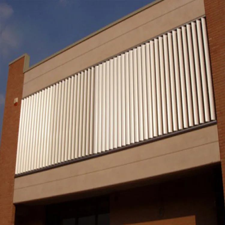 Persianas de janela verticais modernas personalizadas OEM persianas de alumínio para telhado de ar condicionado persianas automáticas Sun