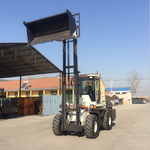 Telescópico 3t telescópico, aire acondicionado todo terreno, cabina, carretilla elevadora diésel equipada - Product Image 5