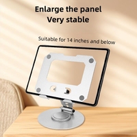 Nouveau design 2026 – Support portable pour ordinateur portable et tablette en aluminium, réglable à 360° et en hauteur variable