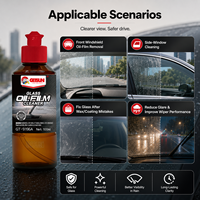 Getsun Crema Limpiadora de Película de Grasa para Vidrios con Óxido de Cerio, Pulidor de Parabrisas, Limpiador sin Rayones para Ventanas de Automóviles, Cuidado de la Visibilidad