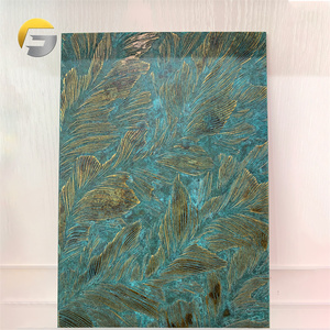 V3116 Lamiera di Rame Invecchiato in Acciaio Inossidabile 4x10 - Product Image 2