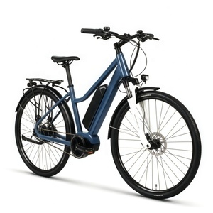 Vélo électrique de banlieue ECity Bike 28 pouces avec batterie, <span class=keywords><strong>Shimano</strong></span> <span class=keywords><strong>NEXUS</strong></span> <span class=keywords><strong>7</strong></span> vitesses, moteur Bafang 250W, frein hydraulique, classique - Product Image 2