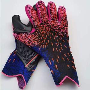 Gants de gardien de but en vente flash, protection professionnelle, latex 4 mm, tricotage 3D en nylon, gants de gardien de but de football - Product Image 2