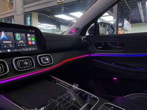 Bague d'enceinte lumineuse pour grille d'<span class=keywords><strong>a</strong></span>ération, lumière d'ambiance dynamique Symphonie Arc-en-ciel pour Chery Jaecoo J8 (2023-2025) - Product Image 3