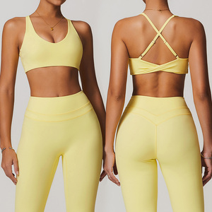 ヨガブラスポーツフィットネス女性着用セクシー美しい背中フィットネスヨガブラ - Product Image 2