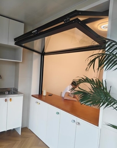 Thiết kế hiện đại hợp kim nhôm dọc cửa sổ Bifold đẩy cửa sổ gấp cho nhà bếp khách sạn phòng tắm - Product Image 5