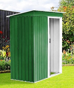 Abri de jardin de stockage d'outils de mobilier d'extérieur en métal robuste avec <span class=keywords><strong>porte</strong></span> coulissante simple - Product Image 5