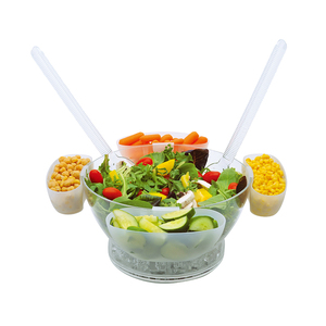 Nouveau Style Servir Froid Salade Bol <span class=keywords><strong>Saladier</strong></span> <span class=keywords><strong>Transparent</strong></span> Sur La Glace - Product Image 3