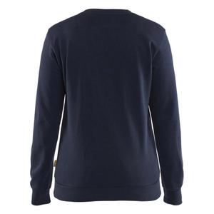 BLAKLADER - 340511588600XS <b>Women</b>’s sweatshirt Dark <b>navy</b> <b>blue</b> - EAN 7330509910696 WORK <b>HOODIES</b> - Product Image 2