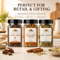 Set de Especias de Marca Privada con Anís Estrellado, Canela en Barra y Hojas de Laurel, Empaque OEM