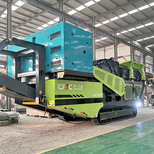 Concasseur mobile sur chenilles 500t/h à entraînement direct usine pour le concassage de carrières, de minerai de fer, de granit et de béton - Product Image 3