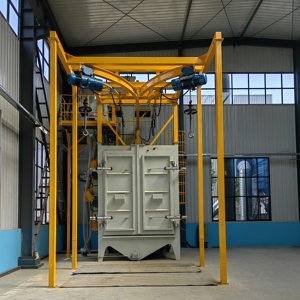 Machine de sablage à crochets haute performance pour moyeux de roues de <span class=keywords><strong>voiture</strong></span>, structures en acier, <span class=keywords><strong>moteur</strong></span> de dépoussiérage PLC - Product Image 6