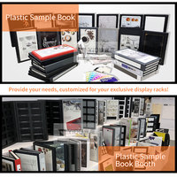Dossier de carreaux de marbre portable avec support acrylique et catalogue d'échantillons de pierre réglable