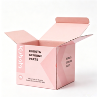 Boîtes pliantes en papier kraft écologiques personnalisées, impression couleur intégrale, boîtes à rabat en carton ondulé pour cosmétiques