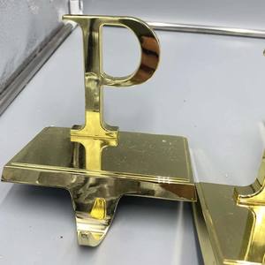 Gold Finished Low Price Metal <b>Stocking</b> Holder - Product Image 1