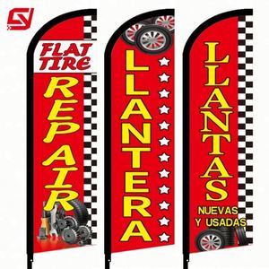 ธงขนนกแบบกำหนดเองขายส่งจากโรงงาน ธงโพลีเอสเตอร์สำหรับธุรกิจกลางแจ้งและงานส่งเสริมการขาย - Product Image 6