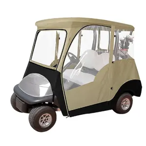 Threewen High Quality Golf Cart Enclosure for 2-4 Seater Club Car DS Precedent 600D Waterproof Golf Buggy Cover