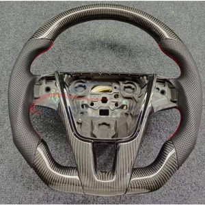 Volant en cuir suédé en fibre de carbone pour Cx60 XC40 XC60 - Product Image 3