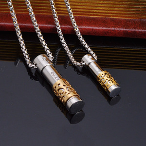 <b>Diffuser</b> Aromatherapy Pendant Essential Oil Container Pendant Locket Jewelry Stainless Steel Perfume <b>Bottle</b> Pendant - Product Image 3