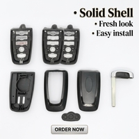 Coque de clé de remplacement pour télécommande de voiture à 3/4/5 boutons pour Ford Fusion Explorer Edge F-150 Raptor Escape 2017-2025