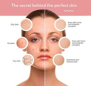 Masque en poudre de pétales de rose hydratant et éclaircissant biologique à étiquette privée Masque facial en gelée hydro - Product Image 4