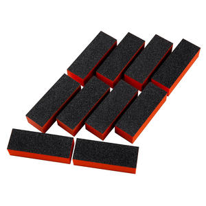 Lot de limes à ongles, 10 pièces, 4 voies, brillantes, bloc de ponçage, en papier de verre, pour vernis acrylique, manucure, Nail Art - Product Image 3