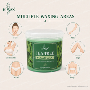 <span class=keywords><strong>Cire</strong></span> dépilatoire professionnelle en bande, parfum thé vert, 425g, à base de sucre naturel, pour l'épilation corporelle - Product Image 4
