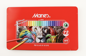 Ensemble de crayons de couleur à l'huile Premium Marie's, 12/24/36/48/72 couleurs, crayons à base d'huile non toxiques pour le dessin - Product Image 3