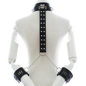 Novità Fetish BDSM <span class=keywords><strong>Bondage</strong></span> <span class=keywords><strong>Collare</strong></span> di Nuovo Da Polso Polsini Del Corpo di Ritenuta - Product Image 6