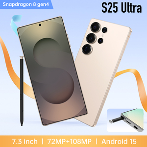 สมาร์ทโฟน 2025 รุ่นใหม่ S25 Ultra 5G คุณภาพสูง รองรับ 2 ซิม ความจุ 1TB แรม 16GB หน้าจอแสดงผลยอดนิยม เล่นเกมส์ได้ ขายดี รุ่น <span class=keywords><strong>I14</strong></span> - Product Image 6