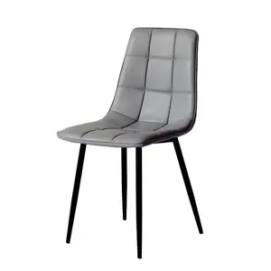 Vendita calda bianco compensato pu ruote reclinabili pouf nero finta vecchia sedia con rivestimento di riparazione in pelle
