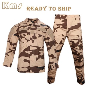 KMS เครื่องแบบเสื้อผ้าลายพรางสำหรับผู้ชายผ้าคอตตอนโพลีเอสเตอร์แขนยาวลายพราง - Product Image 1