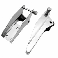 Support de rouleau d'ancrage réglable en acier inoxydable 316 à double rouleau pour chaîne d'ancrage, quincaillerie marine