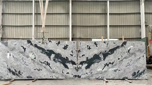 Dalles <span class=keywords><strong>de</strong></span> quartzite gris huître blanc bleu <span class=keywords><strong>atlantique</strong></span> naturel brésilien poli pour carreaux muraux comptoirs <span class=keywords><strong>de</strong></span> cuisine pour Villa Arctic - Product Image 6