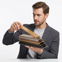 Protections de plinthes en aluminium anodisé, accessoires de plinthes imperméables