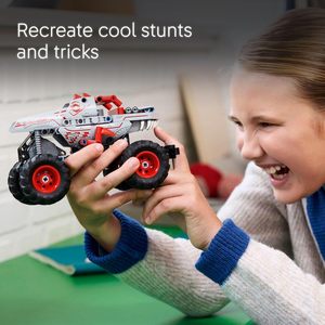 Camion Monster Truck à rétrofriction ThunderROARus de Monster <span class=keywords><strong>Jam</strong></span>, jouet de construction pour enfants garçons et filles de 7 ans et plus, idée cadeau créative, modèle - Product Image 5