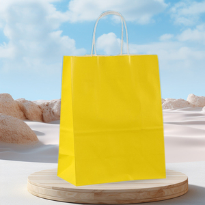 Bolsas de papel kraft biodegradables para llevar, personalizadas con impresión, bolsas desechables para envasar alimentos para panadería, café, postres y comida para llevar. - Product Image 2