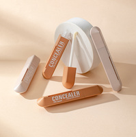 Tube de mascara arc-en-ciel en plastique unique Emballage de cils Brosse en silicone