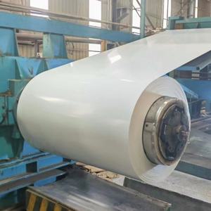 เห<span class=keywords><strong>ล</strong></span>็กม้วนเค<span class=keywords><strong>ล</strong></span>ือบสีชุบสังกะสี หนา 0.3 มม./0.4 มม. PPGI สำหรับแผ่นหลังคาโลหะ แผงแซนวิช ประตูโรงรถ และรั้ว - Product Image 1