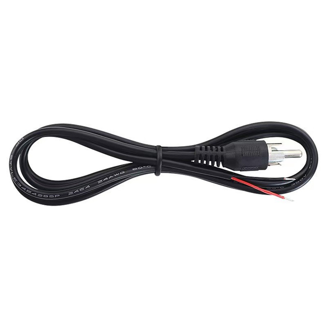 RCA Male Splitter Adapter Plug Cable RCA Bare Wire 6 Foot Cable 2m Rca Male Plug to Bare Stripped Wire