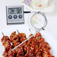 Thermomètre numérique portable pour barbecue, nourriture, viande, cuisine, extérieur, maison, sonde, outils de barbecue, écran LCD