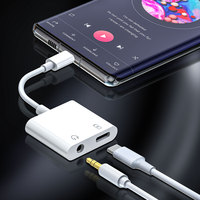 Adaptateur audio USB Type C mâle vers femelle avec port auxiliaire 3,5 mm, charge rapide PD 60W, répartiteur de casque pour ordinateur portable Type C