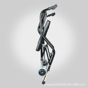 Wheeled <b>Commode</b> <b>Chair</b> With Seat And Toilet Folding Backrest Anti Slip Armrests Portable Home Use For Elderly - Product Image 4