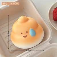 Squishy Pastèque d'été en Polyuréthane, à Rebond Lent, Ultra Doux, Très Stylé, Personnalisable Individuellement