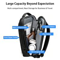 Sac à dos de voyage imperméable en Oxford, grande capacité, léger et durable, pour ordinateur portable, pour hommes et femmes, idéal pour les voyages, vente en gros, logo personnalisé